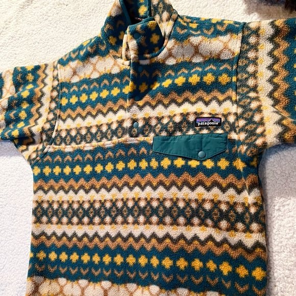 Patagonia Synchilla Snap-T Fleece Pullover in Cliff Arbor Green - Picture 5 of 6